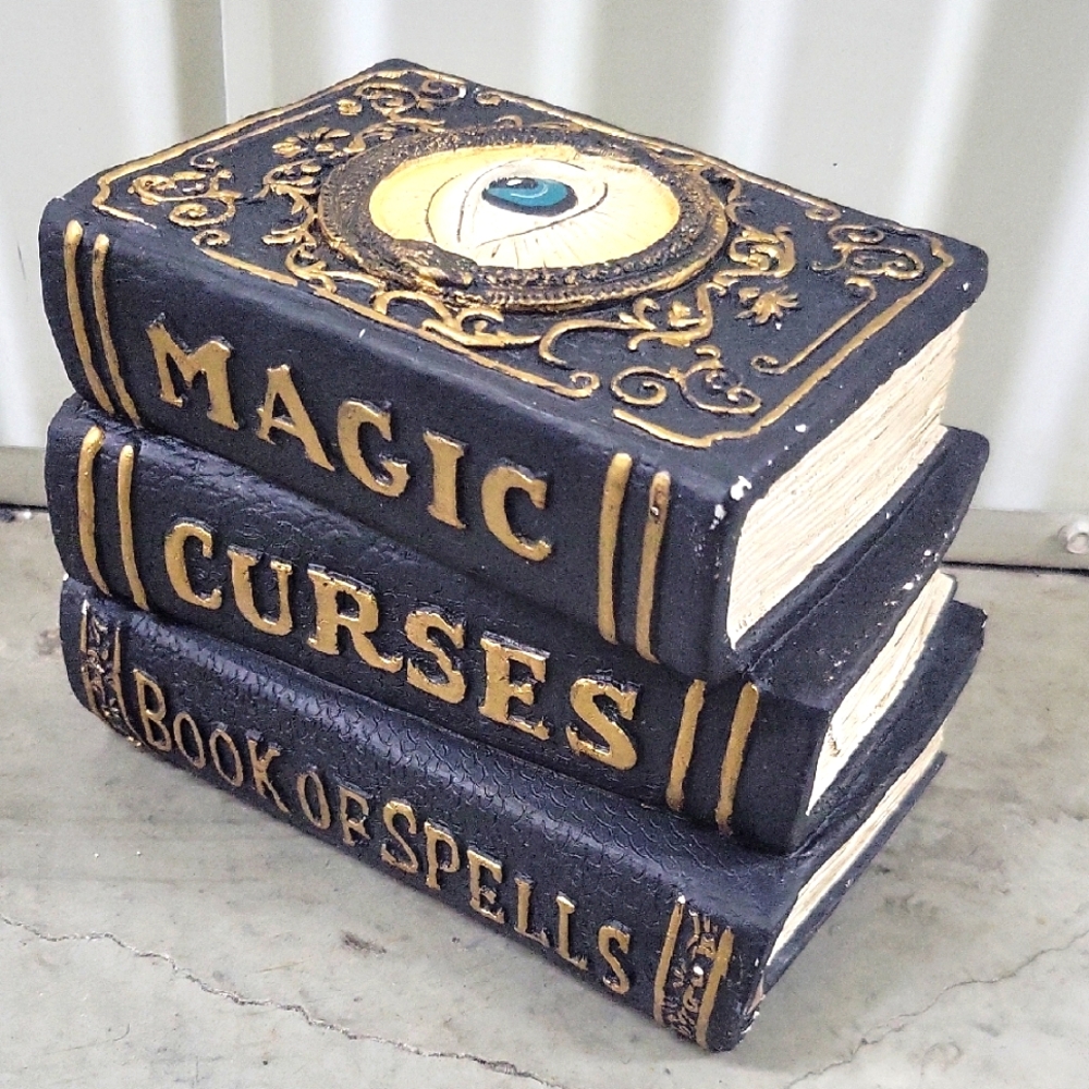 Magic Spell Book Decor. Halloween, Goth, Parties, Home Decor